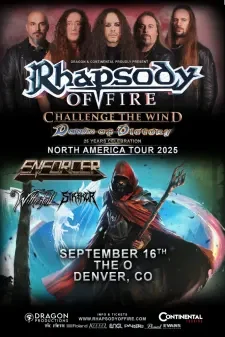 Rhapsody Of Fire W/ Enforcer, Witherfall, and Striker