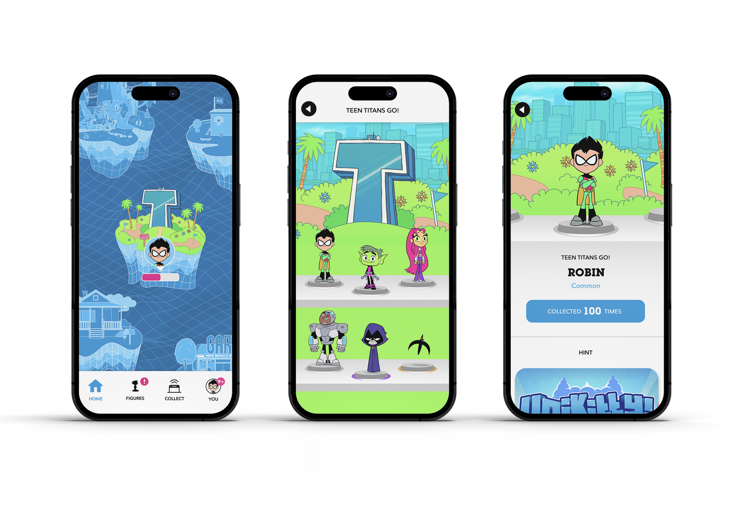 Teen Titans Go! Island views in app