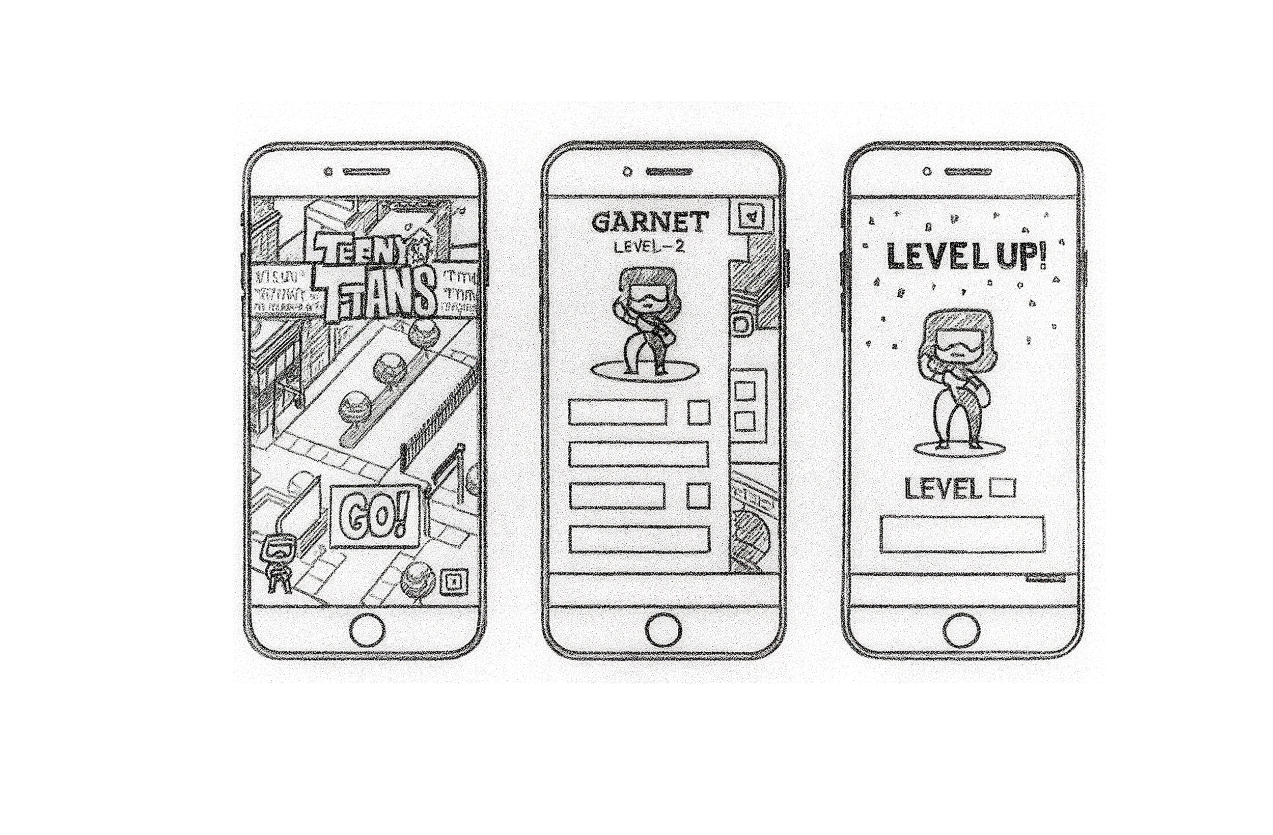 The user could 'play' with their chosen squad figures in our games and level them on. 