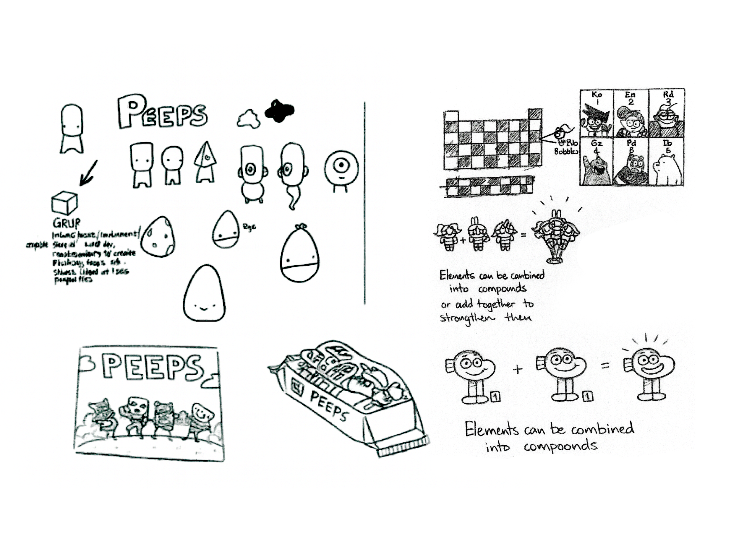 More early concept ideas from our design team