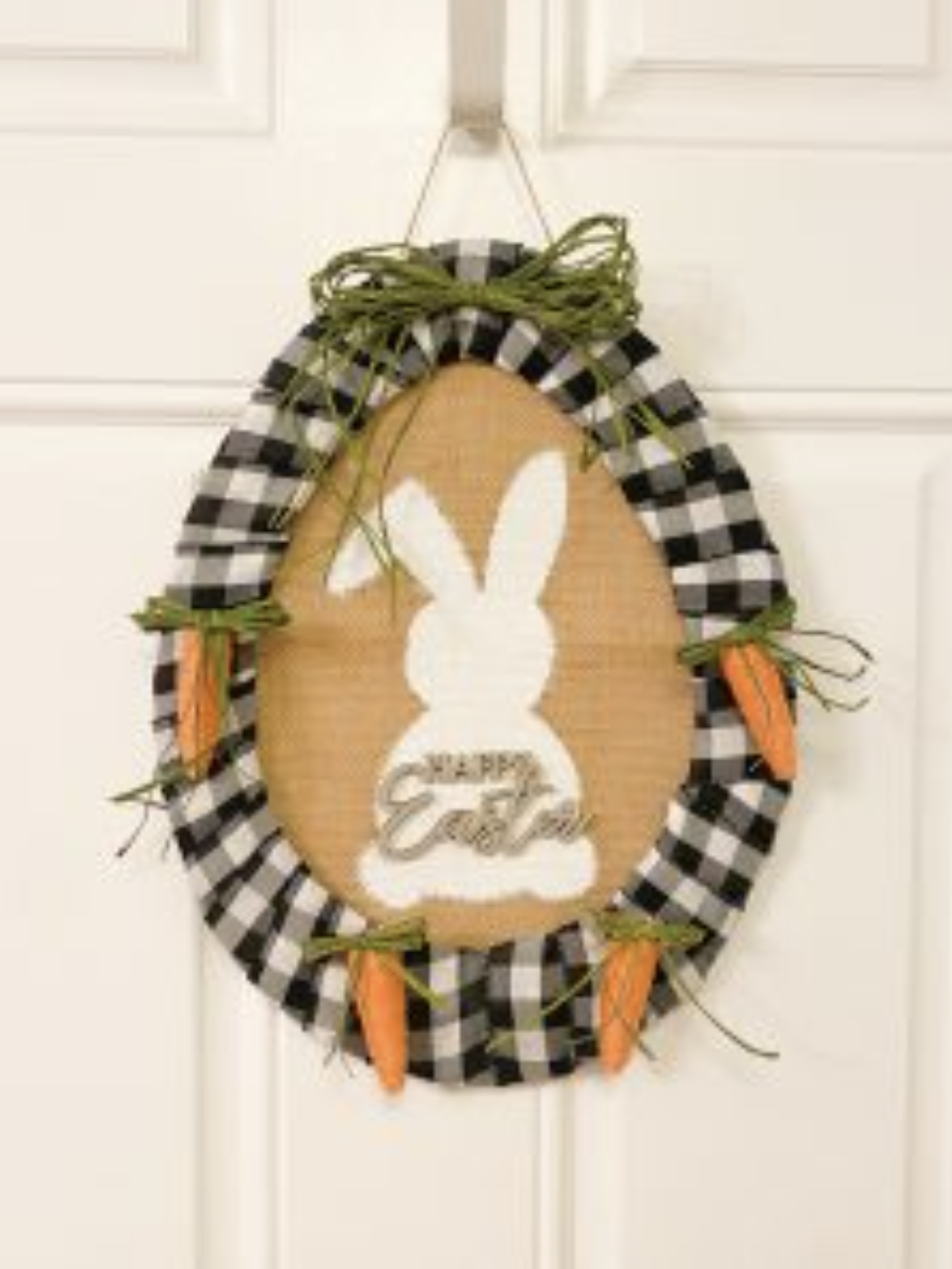 Adorable Dollar Tree Easter Egg Wreath
