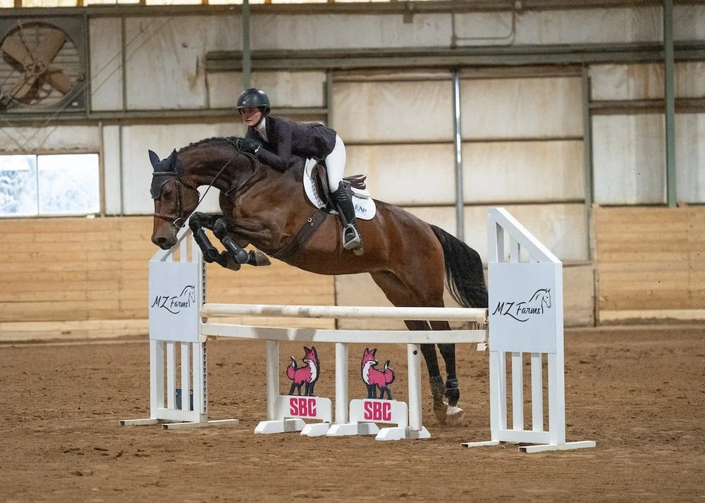 IHSA Alum Rowan Love Tops the 2024 MZ Farms/USHJA Emerging Athletes Program National Training Session