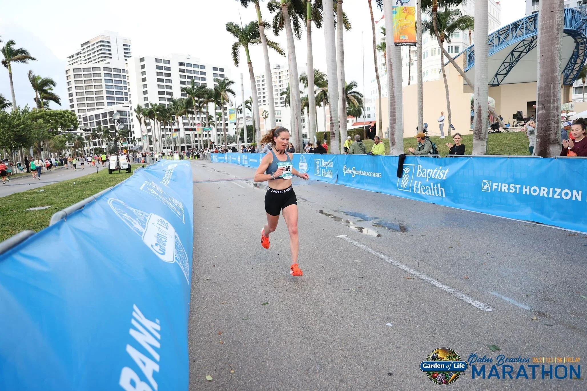 IHSA Alum Laena Romond Wins Garden of Life Palm Beaches Half Marathon