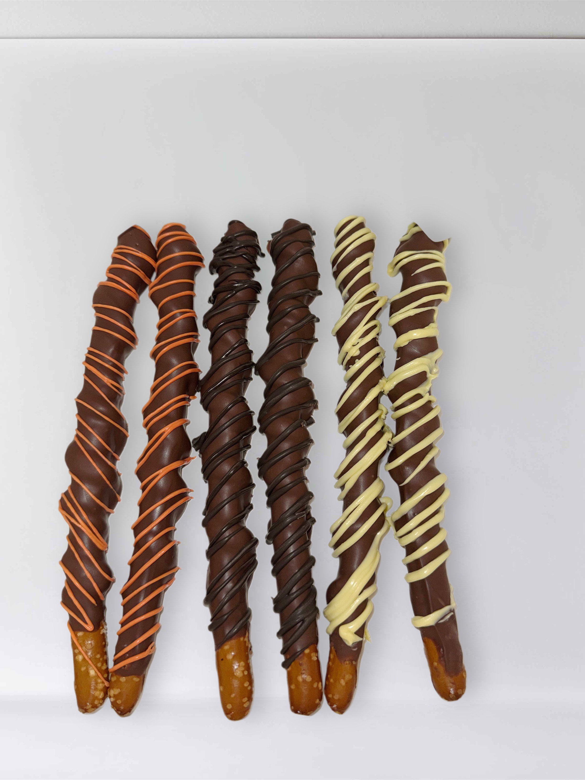 Caramel Wrapped Chocolate Covered Pretzels - 1 Dozen