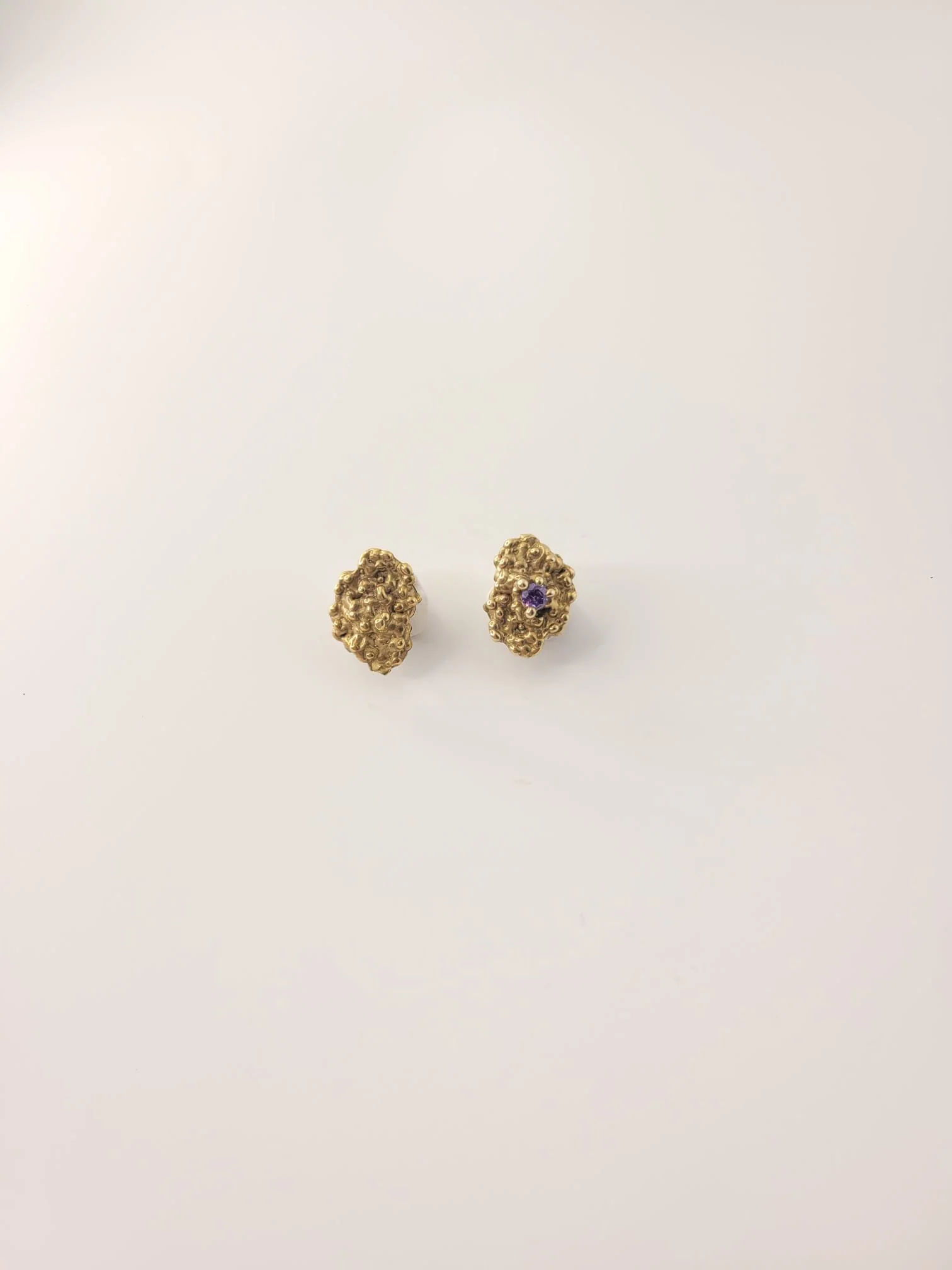 boucle oreille or pierre