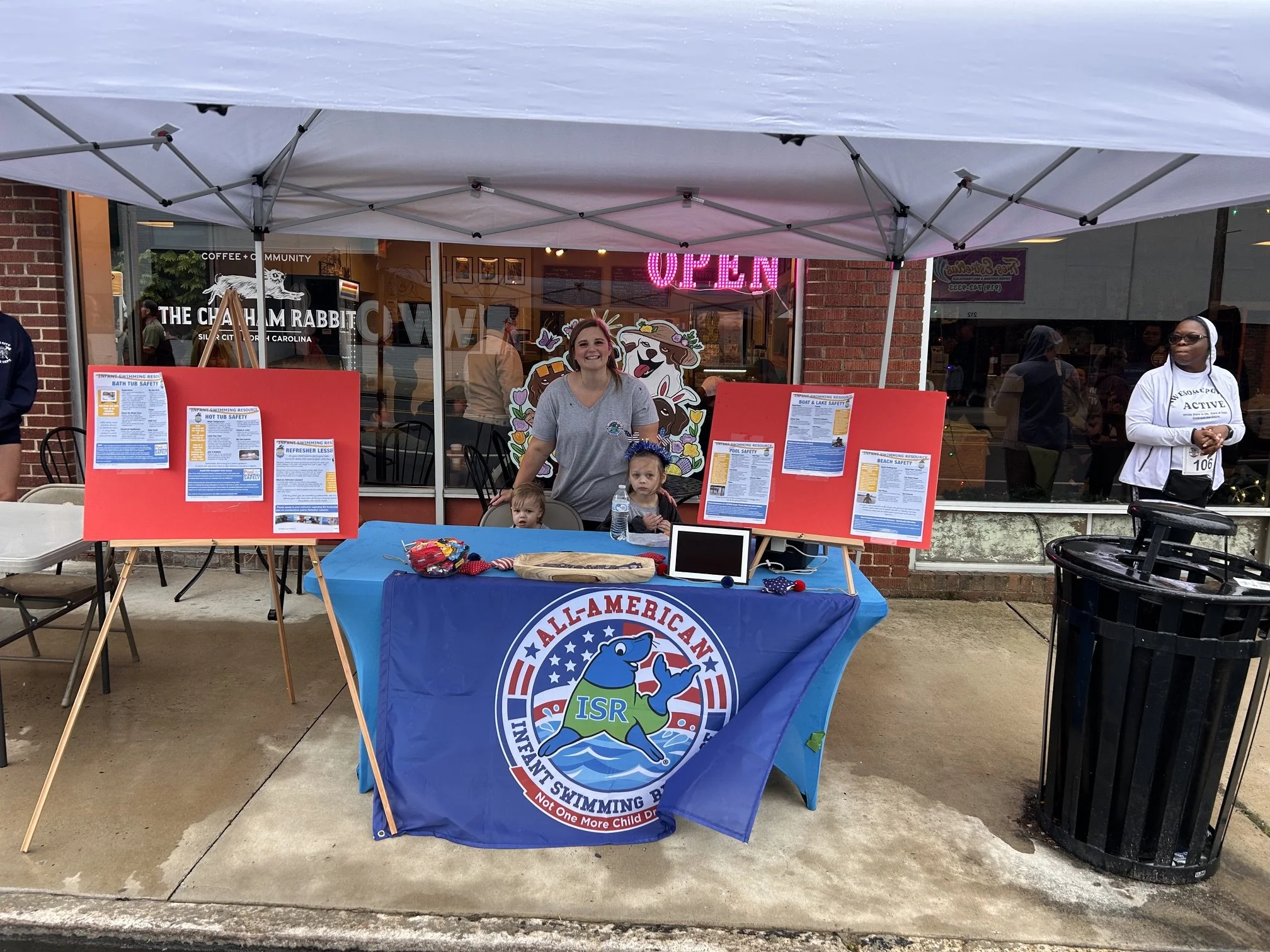 All American Infant Swimming Sponsor Table