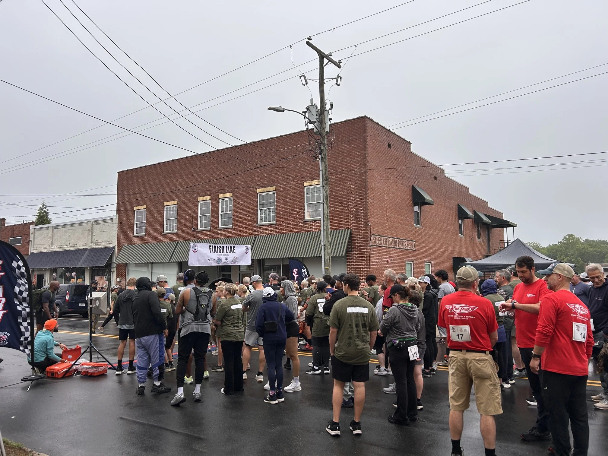 We had a great turnout on a rainy day