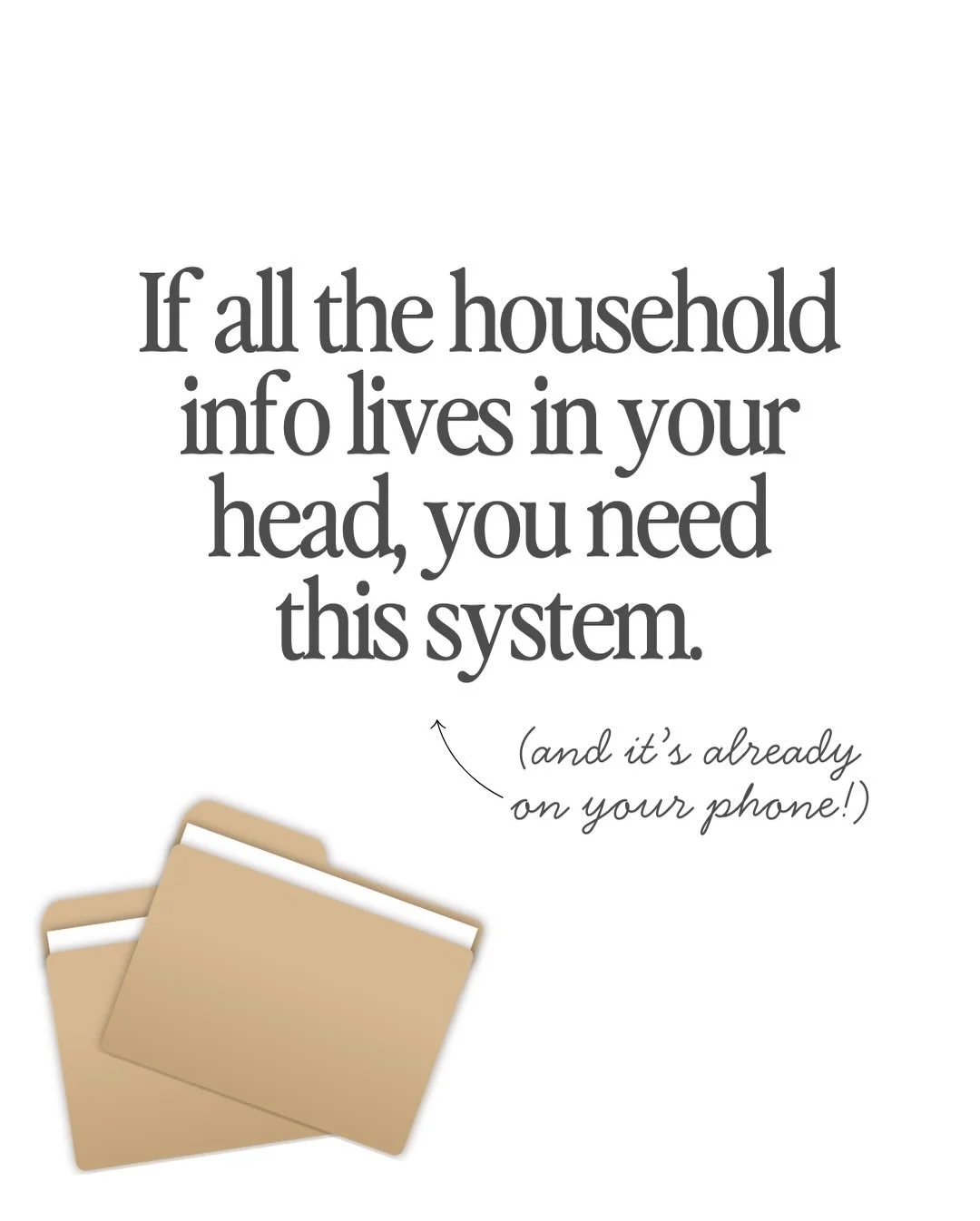 Are you the human Google of your household? 

&ldquo;When are we doing X?&rdquo;
&ldquo;Who is the kids X?&rdquo;
&ldquo;Where do we go to get X?&rdquo;

One of the most invisible jobs in a household is being the &ldquo;memory holder&rdquo; for every