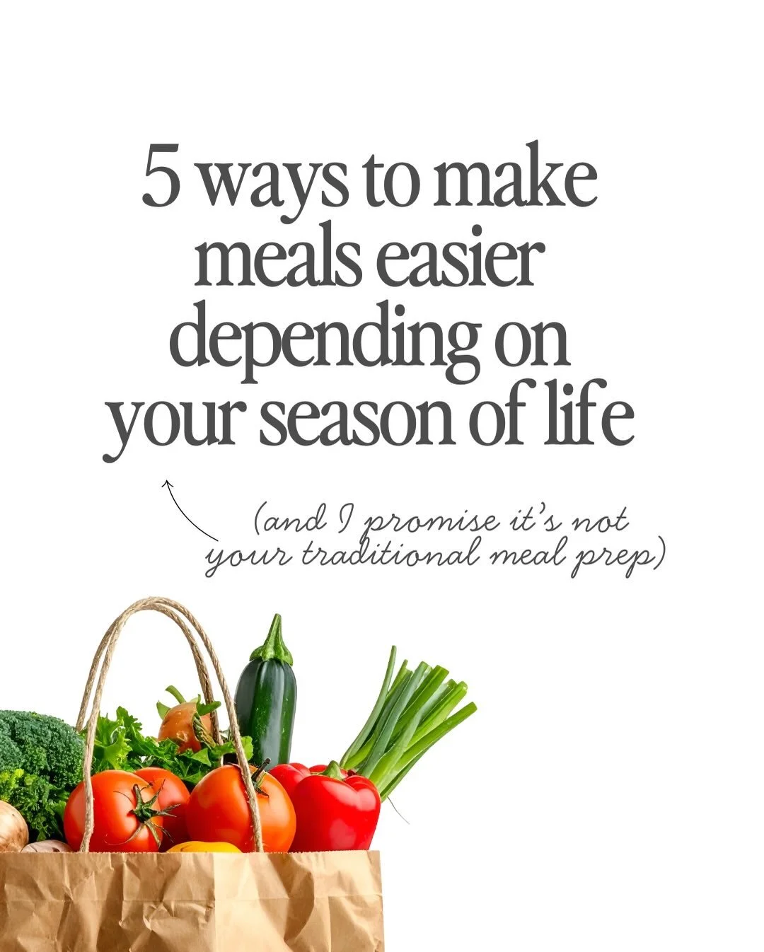 And at the end of the day we all have to figure out what we&rsquo;re going to eat every day multiple times a day. 😵&zwj;💫 

I hope one of these suggestions resonate with you, and if not, I would love to hear what you&rsquo;re struggling with most o