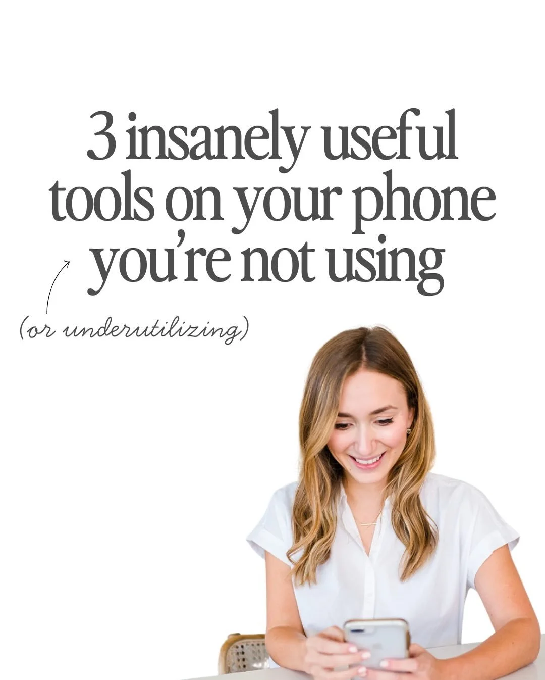 Since y&rsquo;all really enjoyed the keyboard shortcut, here are a few more underutilized iPhone tips that I&rsquo;m loving. 💛

Which ones am I missing? 📱 

#iphonehacks #iphonetips #timesavingtips