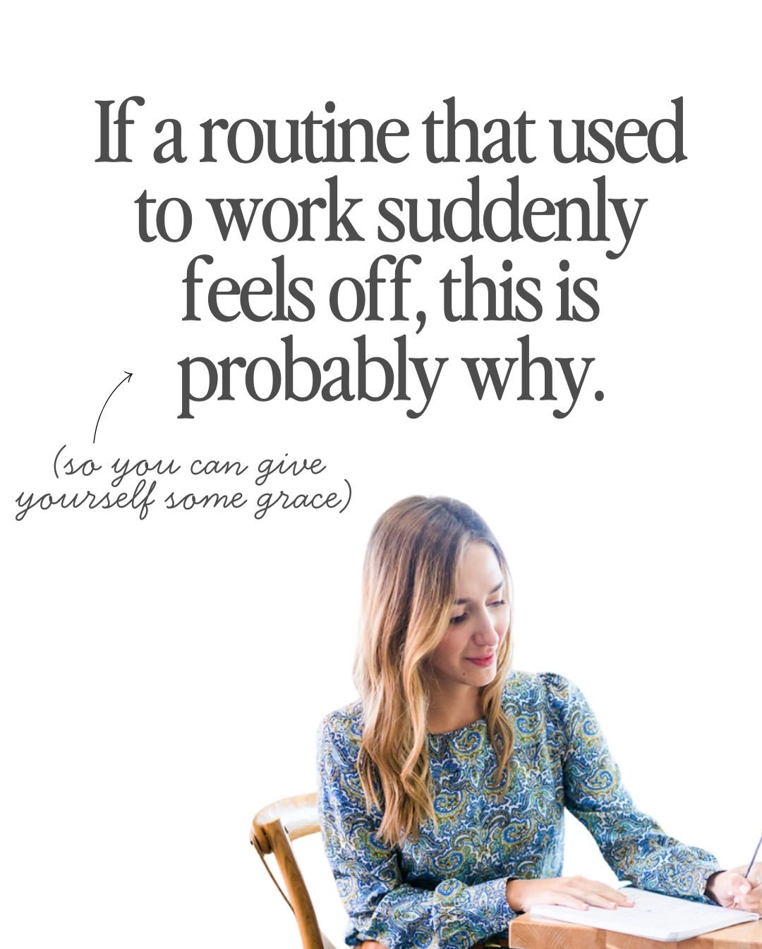 Most people overhaul their routines in January and wonder why they&rsquo;ve abandoned them by March. The secret isn&rsquo;t a better routine, it&rsquo;s a routine that actually fits the season you&rsquo;re in.

New activities. New meals. New schedule