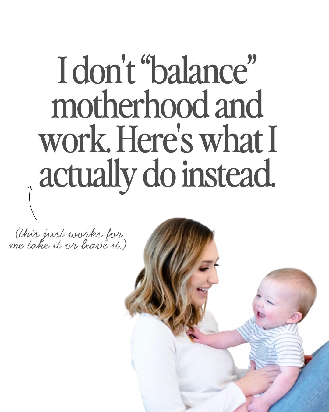 A super quick reminder that this is what has worked for me and my sanity. It&rsquo;s not a prescription! 

If you like some of these, take them. 

If you have others, share them in the comments. 

If these feel ridiculous to you? That&rsquo;s ok too!