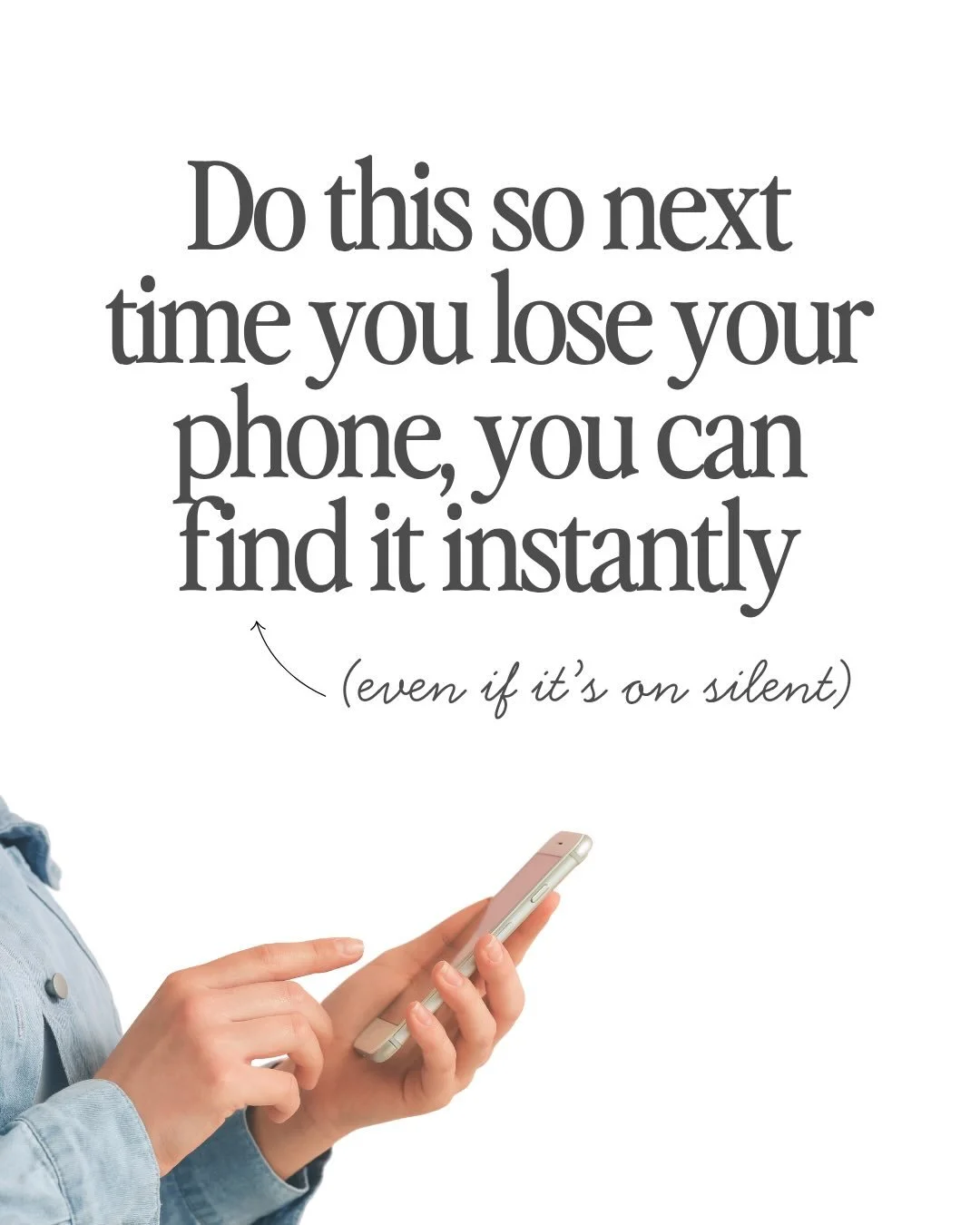 If you always have your phone on silent (like me) 🤫 you need this Apple shortcut. 

Take 10 minutes now to set it up and thank me later. 😉🤳

#iphonehacks #productivityhacks #iphonetipsandtricks #iphonetricks