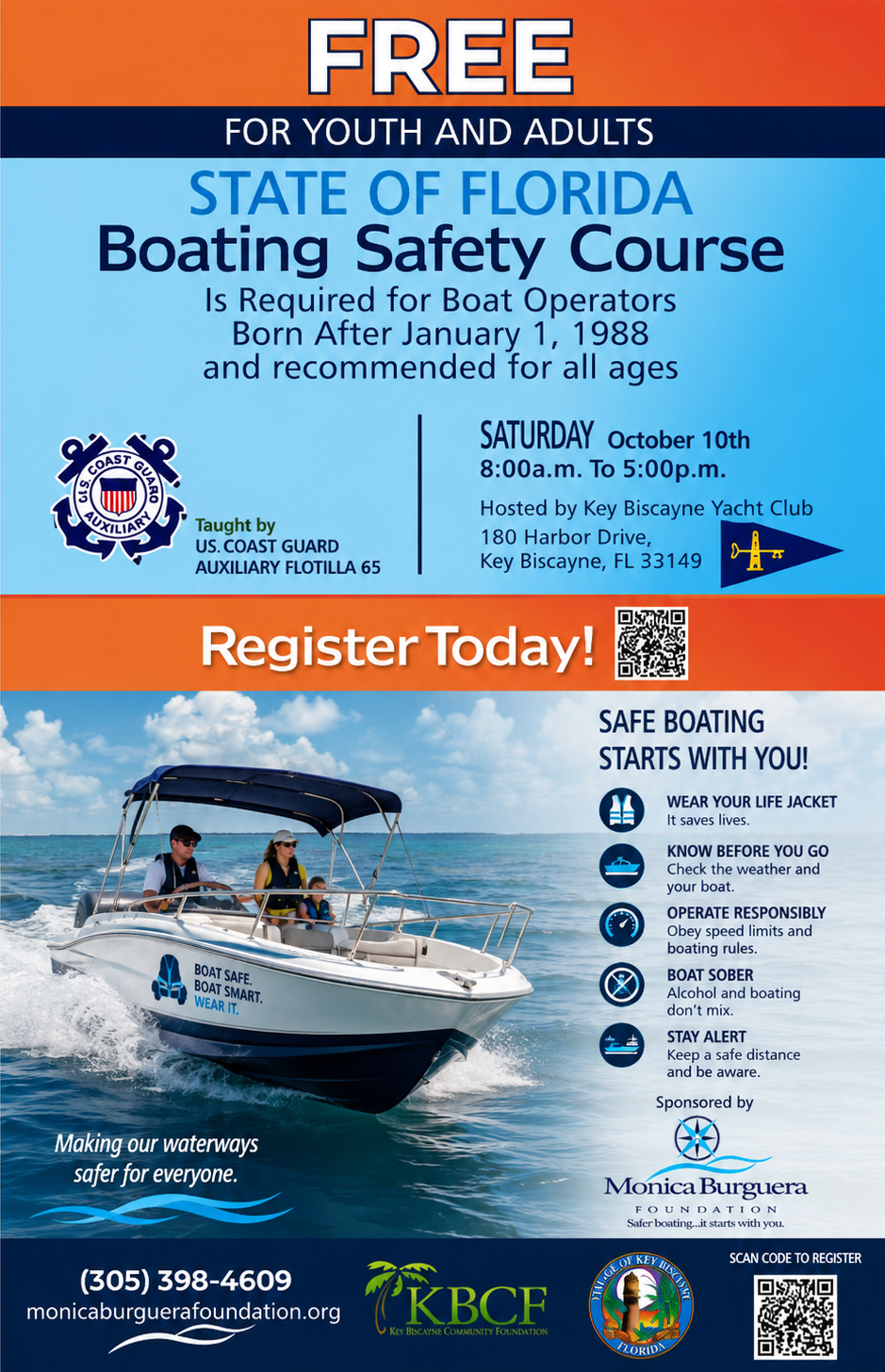 FREE State of Florida Boat Safety Course