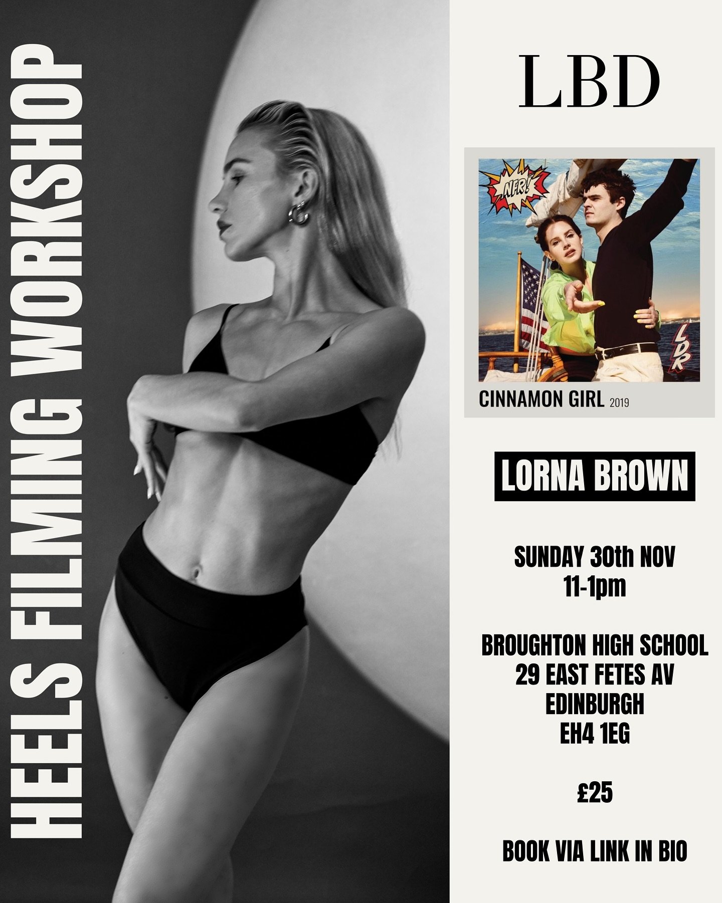 You asked for it!👠😍 Filming workshop for Cinamon Girl on Sunday 30th November!
@mxvcreative will be behind the camera 🎥 pro footage for everyone.

Limited spaces! Book now via link in bio to reserve your spot!✨👠