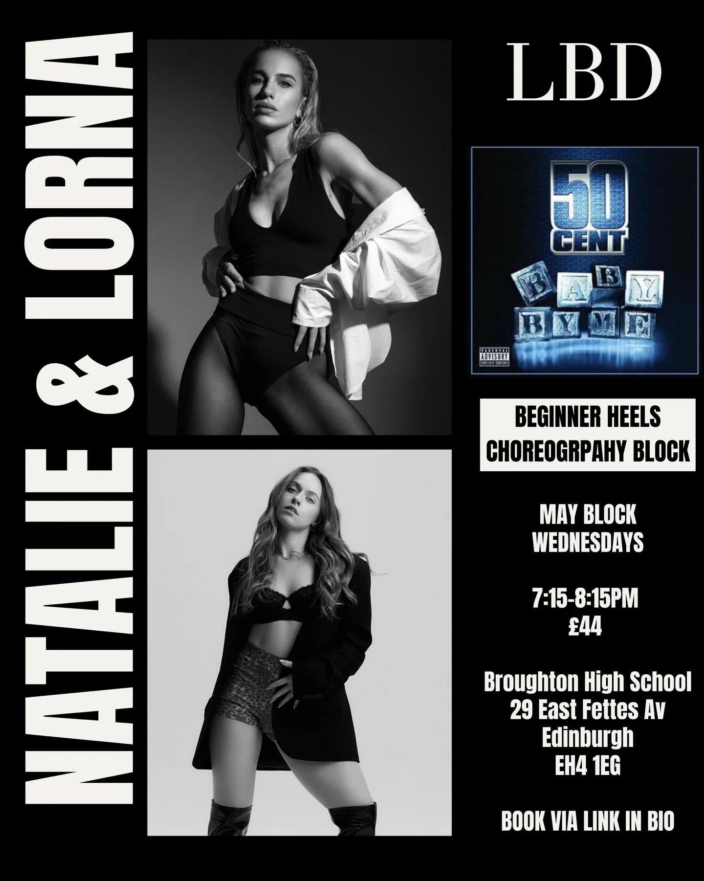 May Beginner Heels Block available to book via link in bio!😍👠

We will be dancing to Baby By Me by 50 Cent and Ne-Yo🔥

We will be developing one piece or choreography over the course of 4 weeks while mastering the basics - balance, posture, walks 