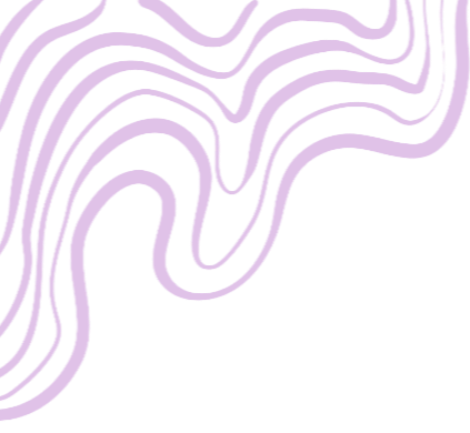 A graphic of lavender contour lines.