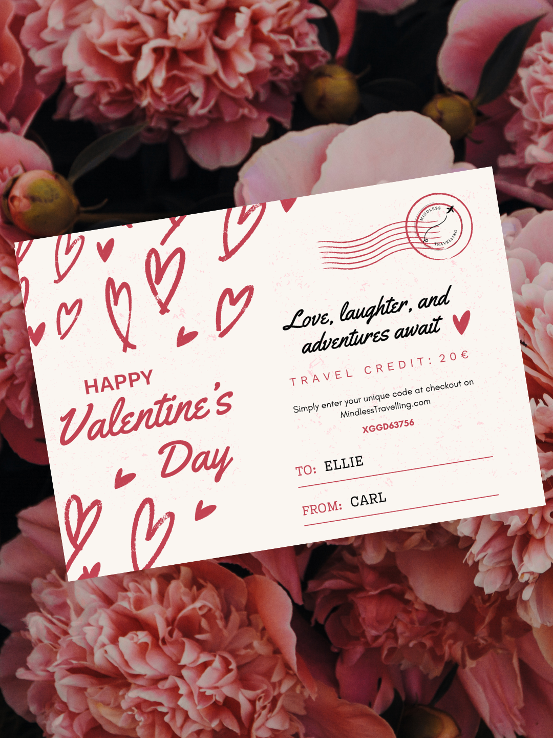 Mindless Travelling Valentine's Day Voucher