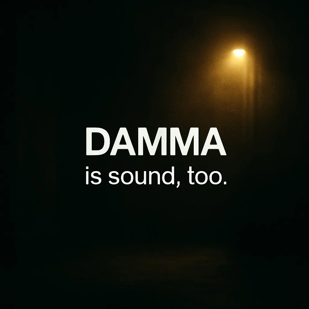 DAMMA doesn&rsquo;t end with fabric.
What we wear, we also hear.
The same silence that shapes our words builds our sound.
No trends. No noise. Just resonance.

🎧 The Movie that doesn&rsquo;t exist
Listen on SoundCloud &rarr; https://on.soundcloud.co