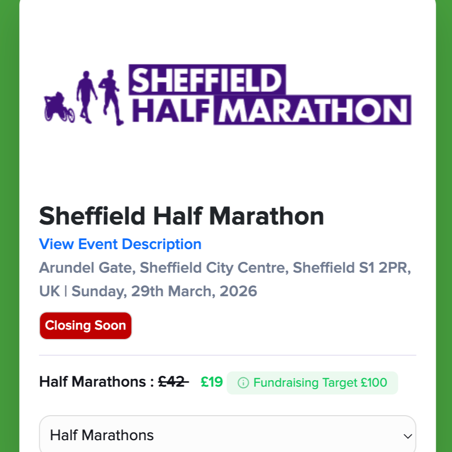 Sheffield Half Marathon March 2026