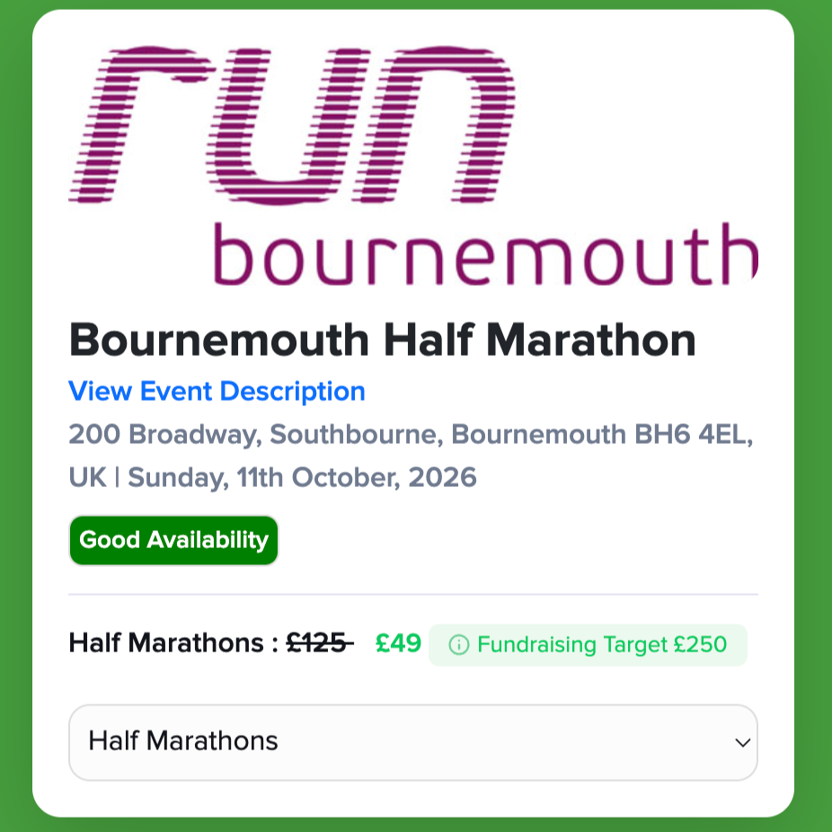Bournemouth Half Marathon Oct 2026