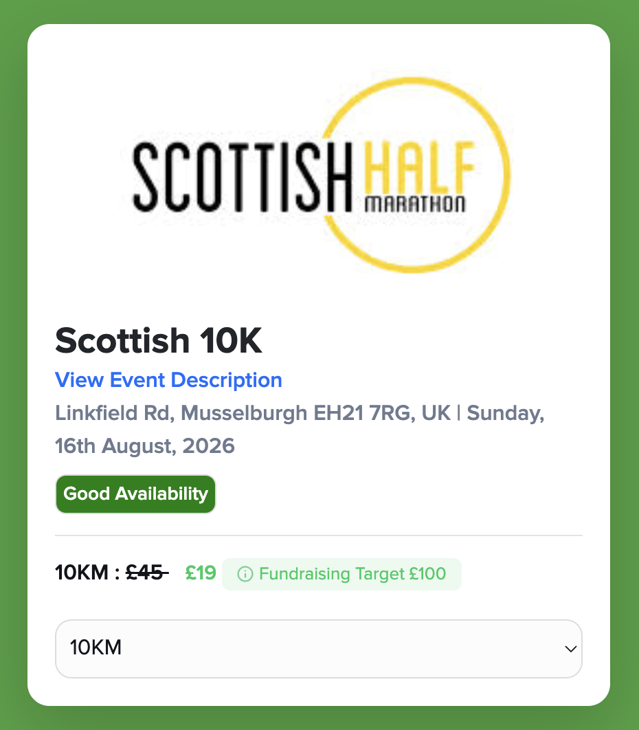 Scottish 10k Aug 2026