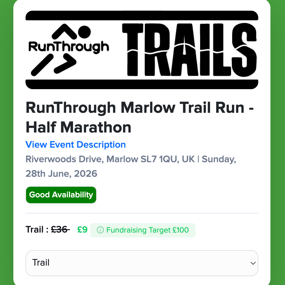 Marlow Trail Run - Half Marathon June 2026