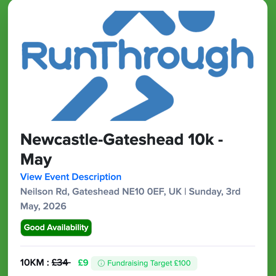 Newcastle-gateshead 10k May 2026