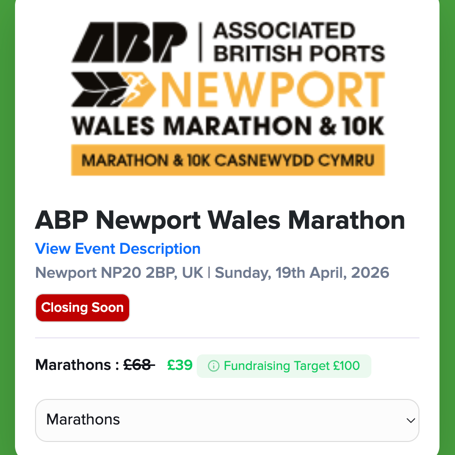 Newport Wales Marathon April 2026