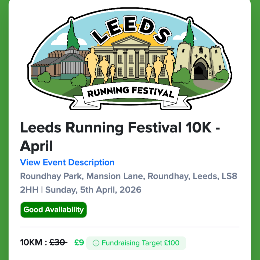 Leeds Running Festival 10K April 2026