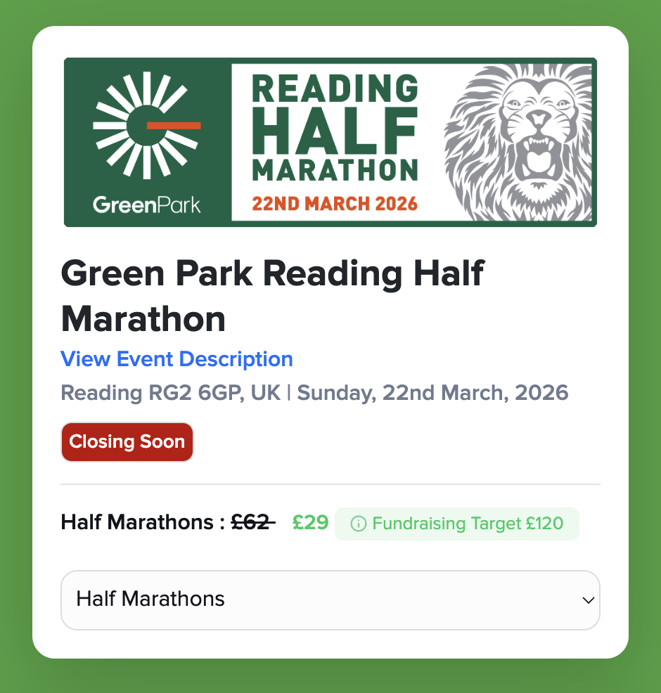 Reading Half Marathon Green Park March 2026