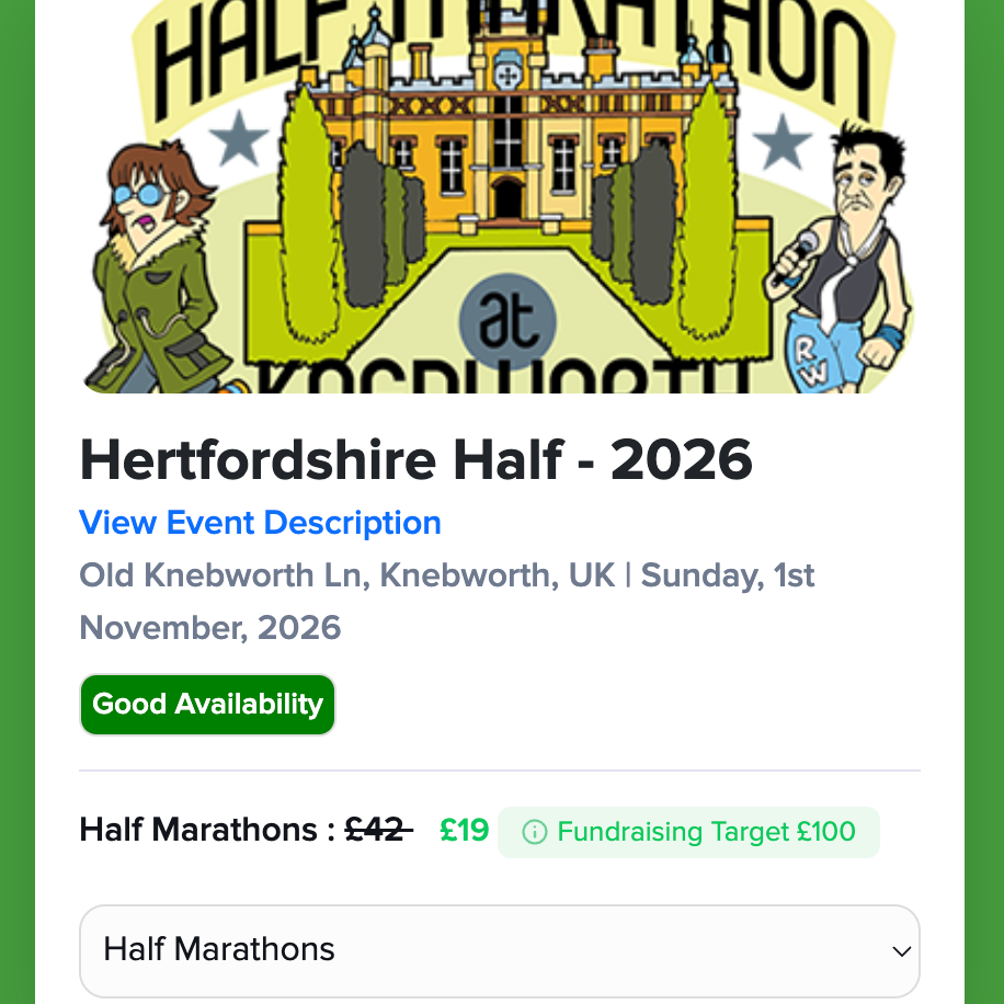 Hertfordshire Half Nov 2026