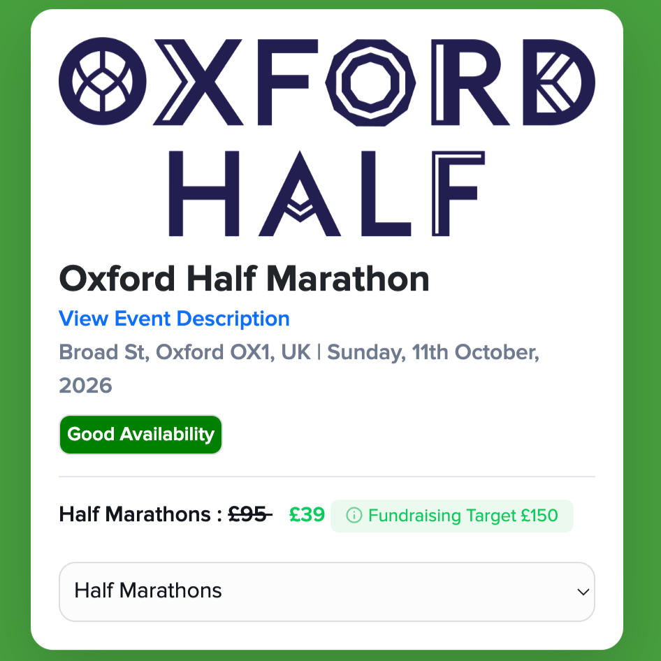 Oxford Half Marathon Oct 2026