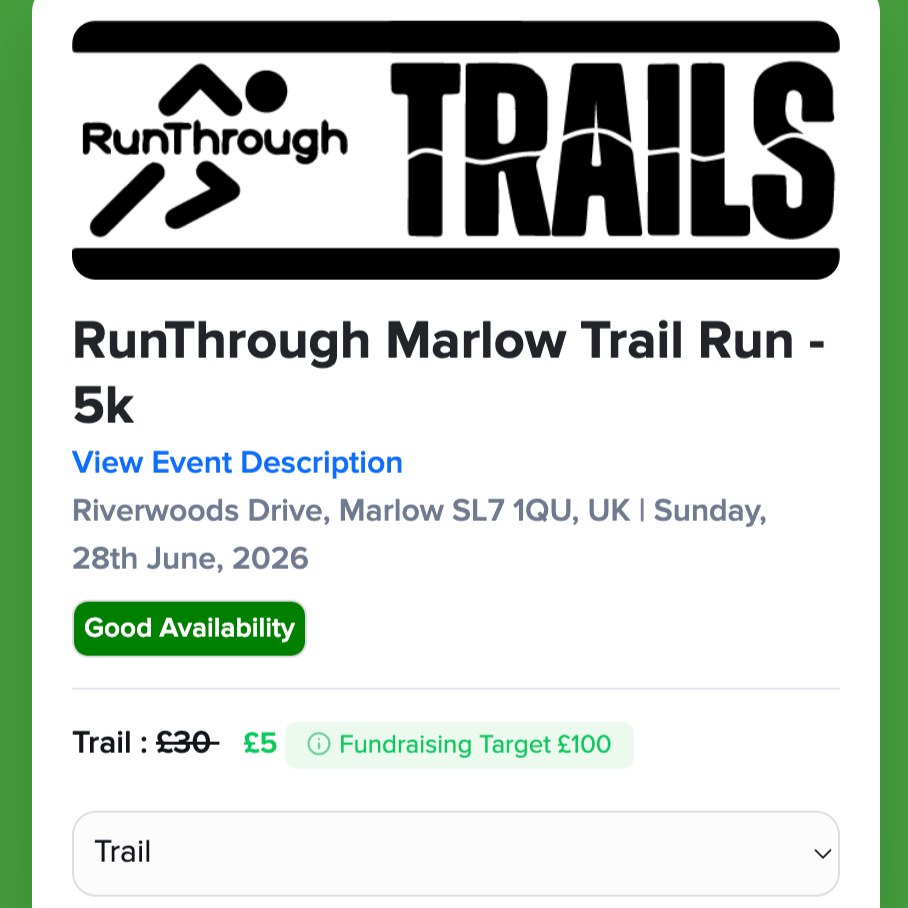 Marlow Trail Run - 5k June 2026