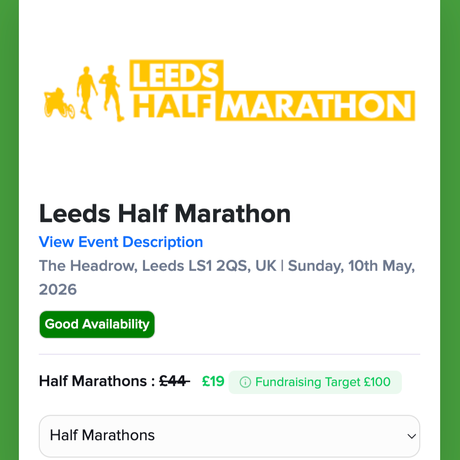 Leeds Half Marathon May 2026