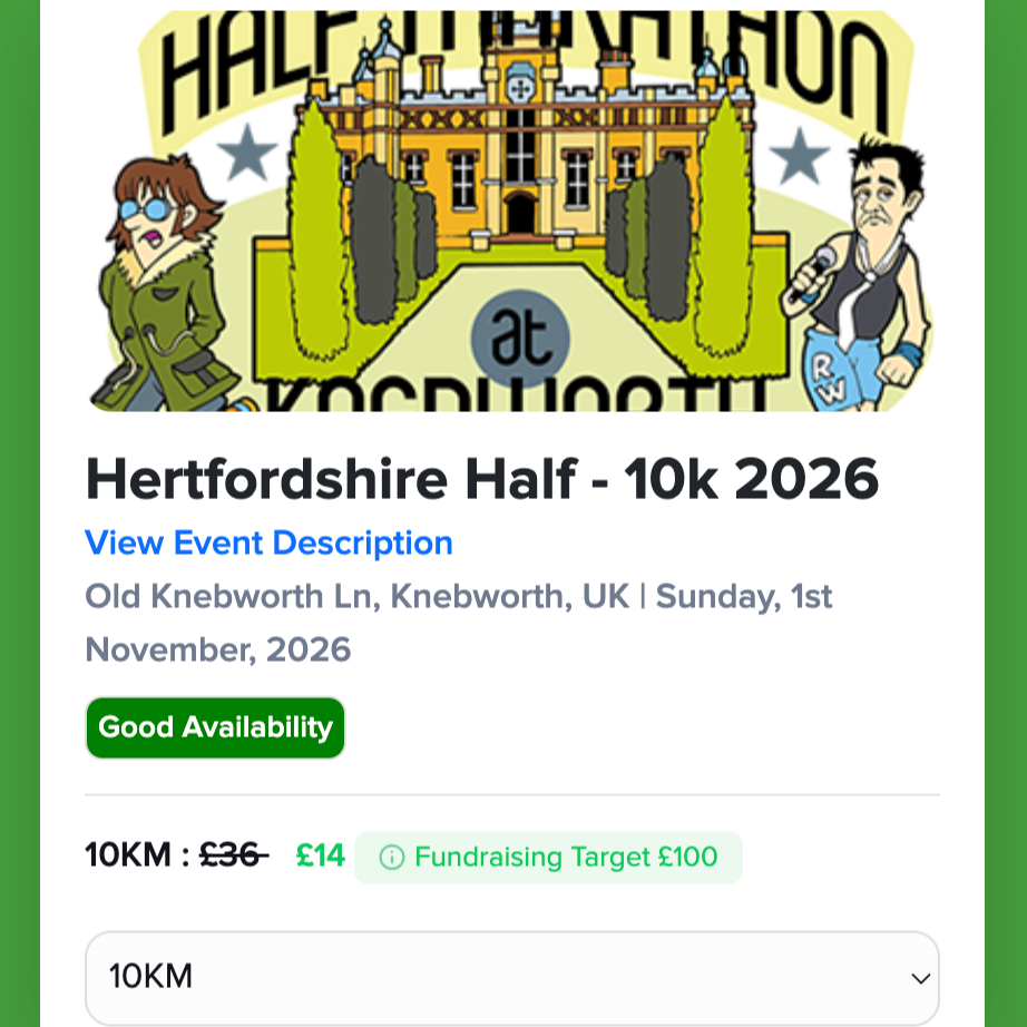 Hertfordshire 10k Nov 2026