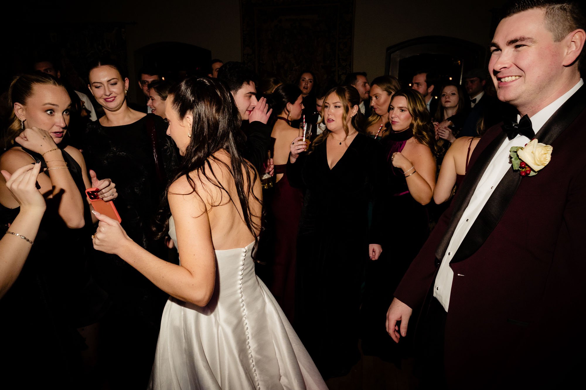 Barberstown-Castle-black-tie-wedding-party-photography-annie-kheffache-4.jpg