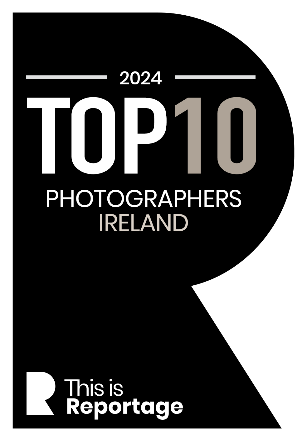 This is reportage top 10 in ireland badge
