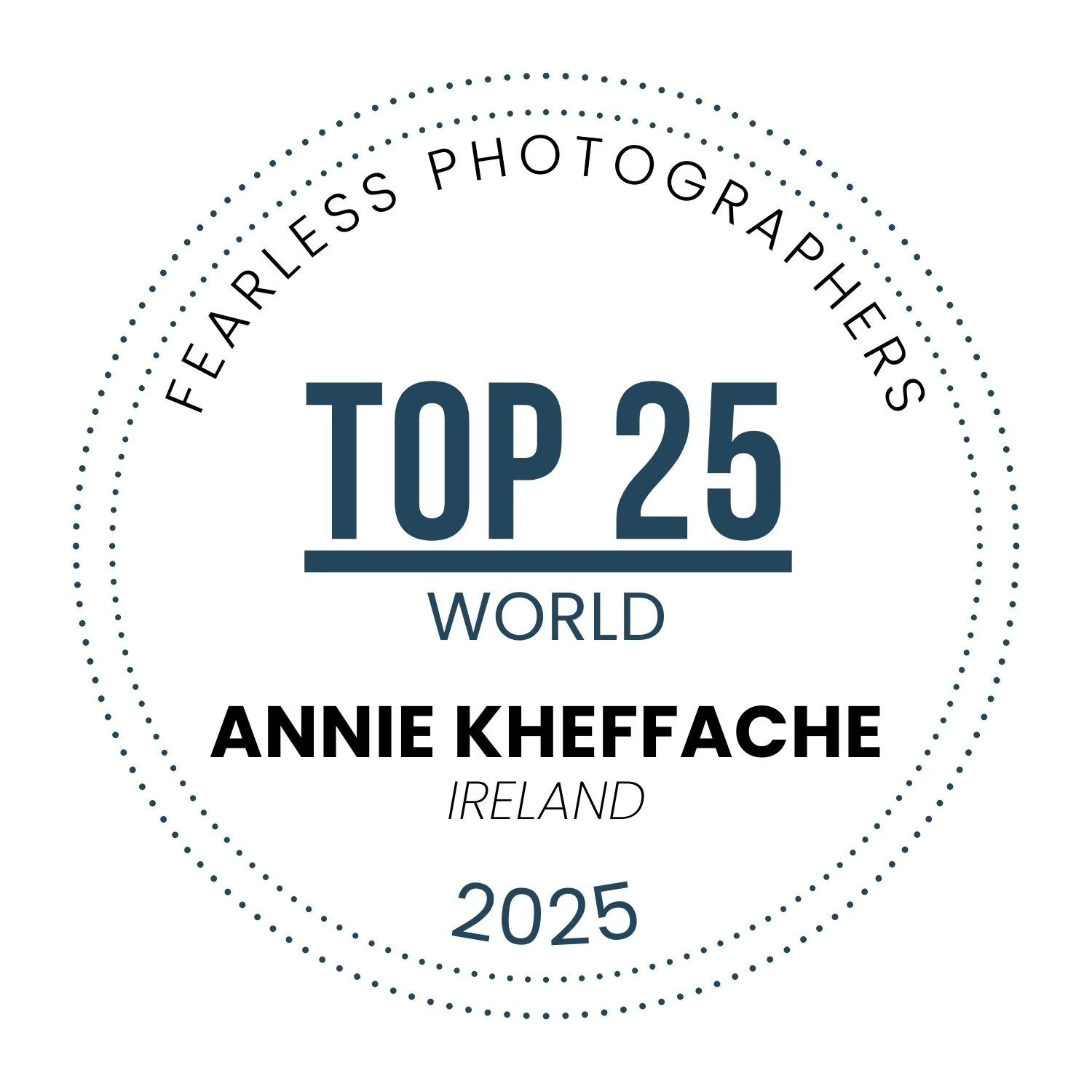 Fearless badge top 25 in the world badge