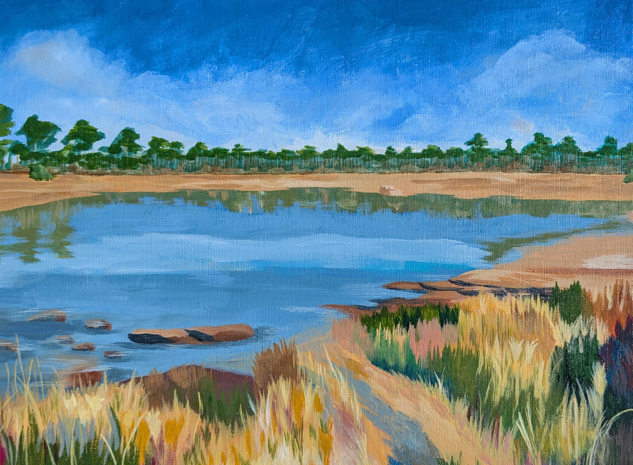 croatan forest painting
