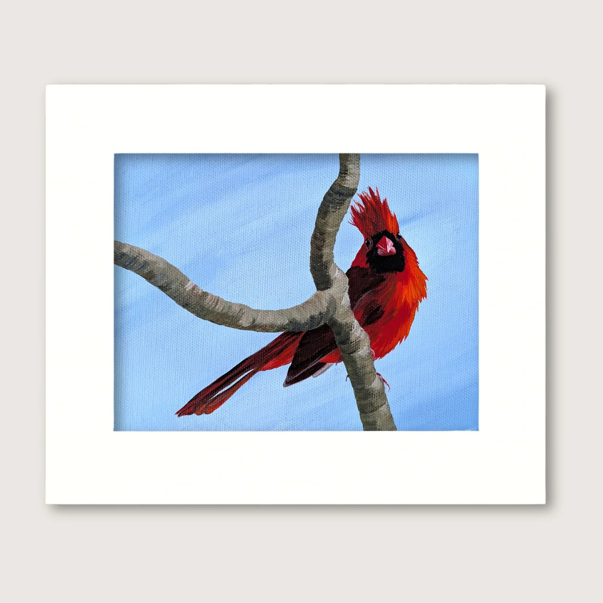 Cardinal Attitude Painting