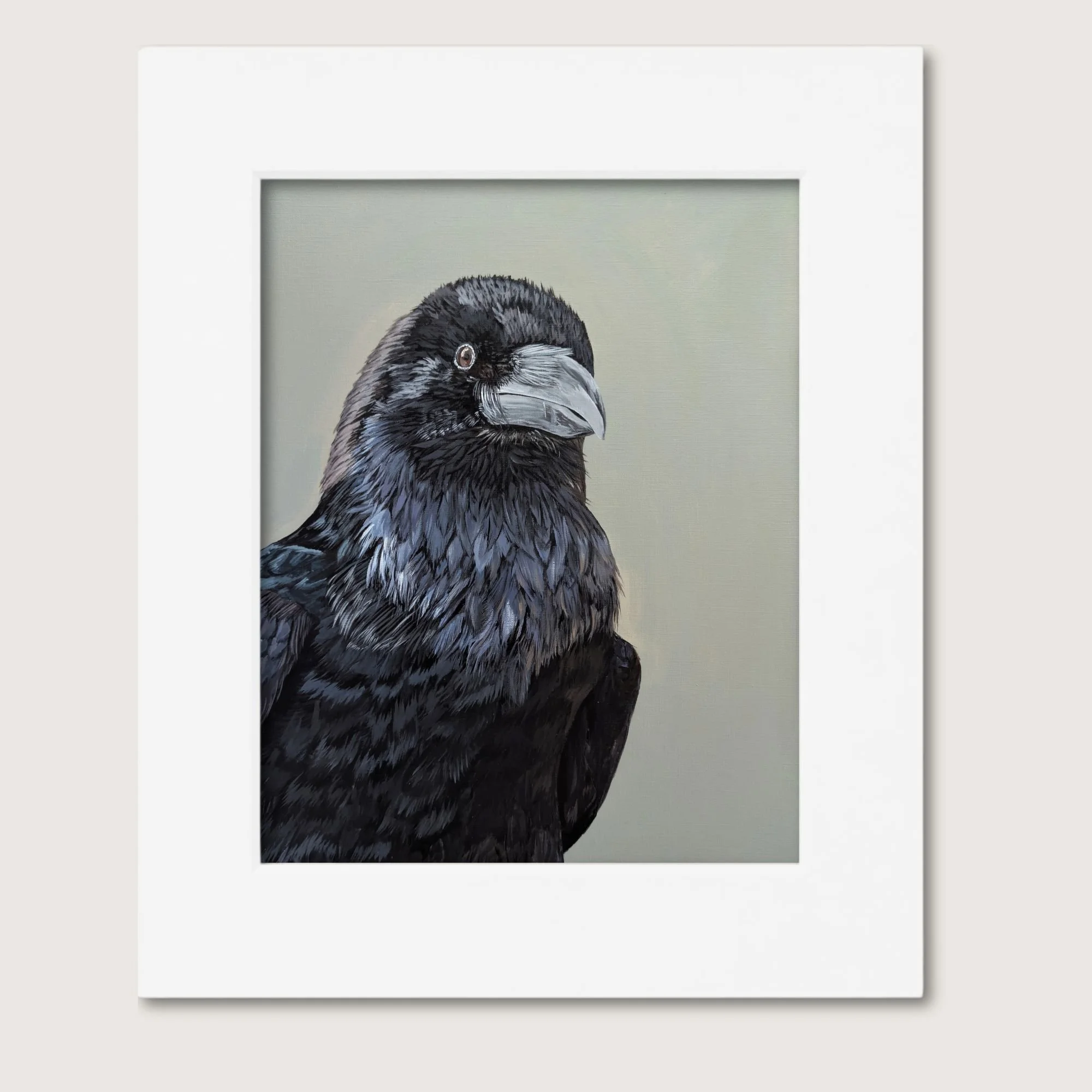 Tower Raven Painting