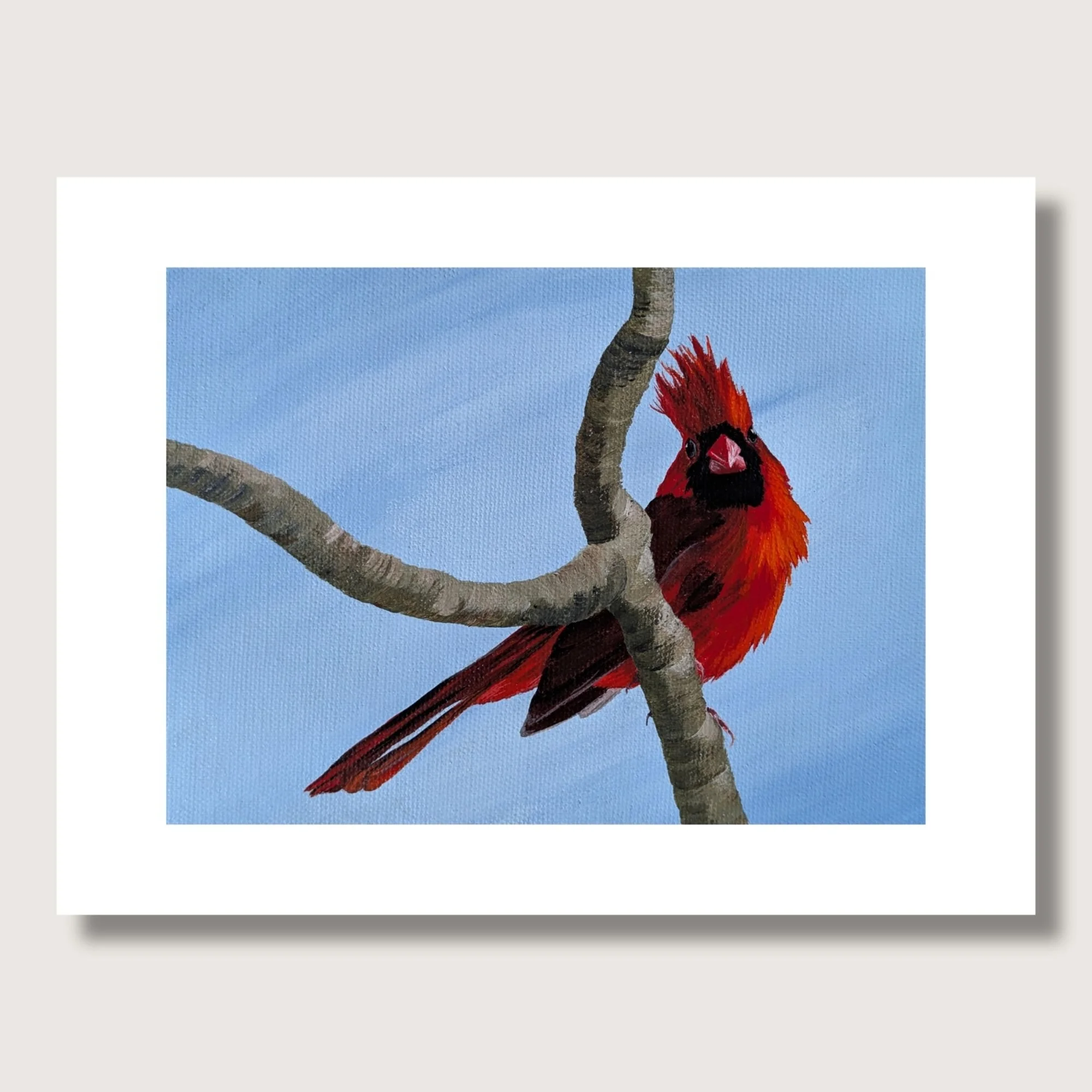 Cardinal Attitude Painting