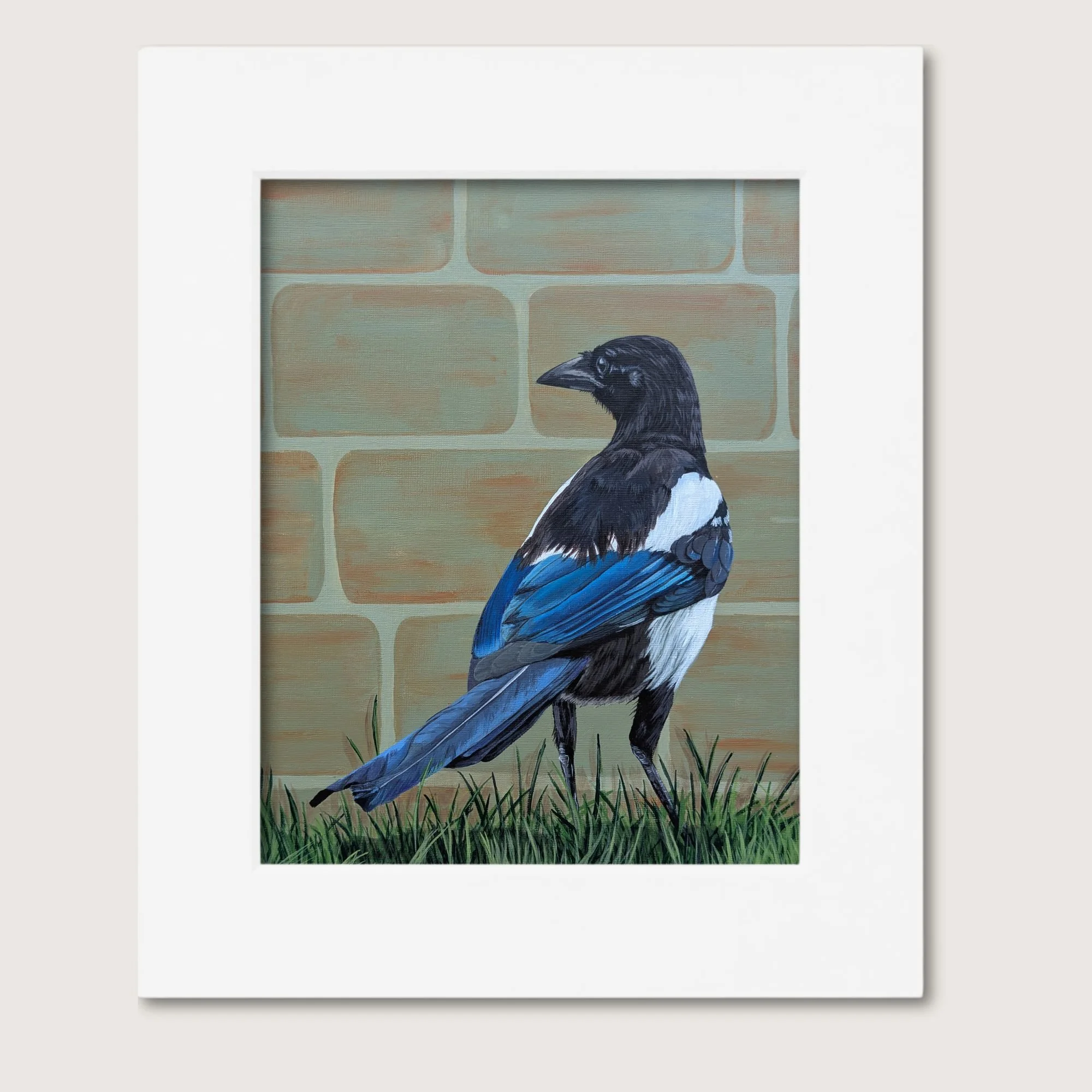 Urban Magpie Painting