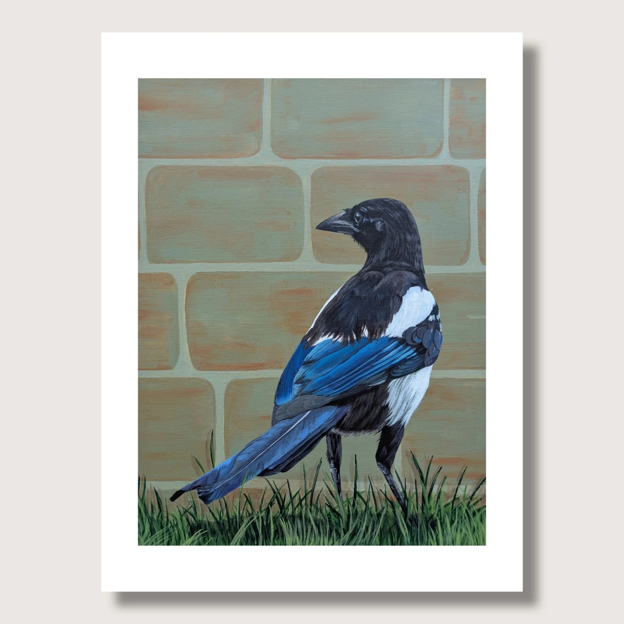 Urban Magpie Painting