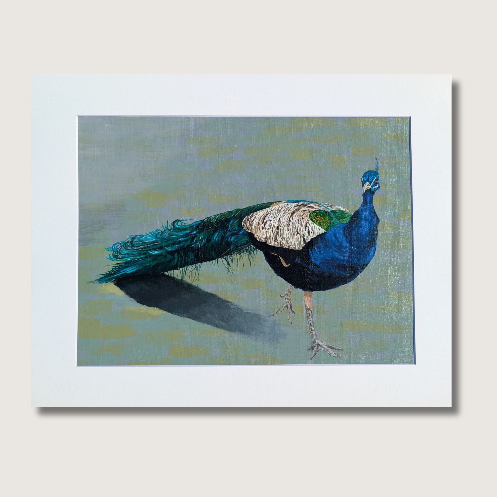 Peacock Strut Painting