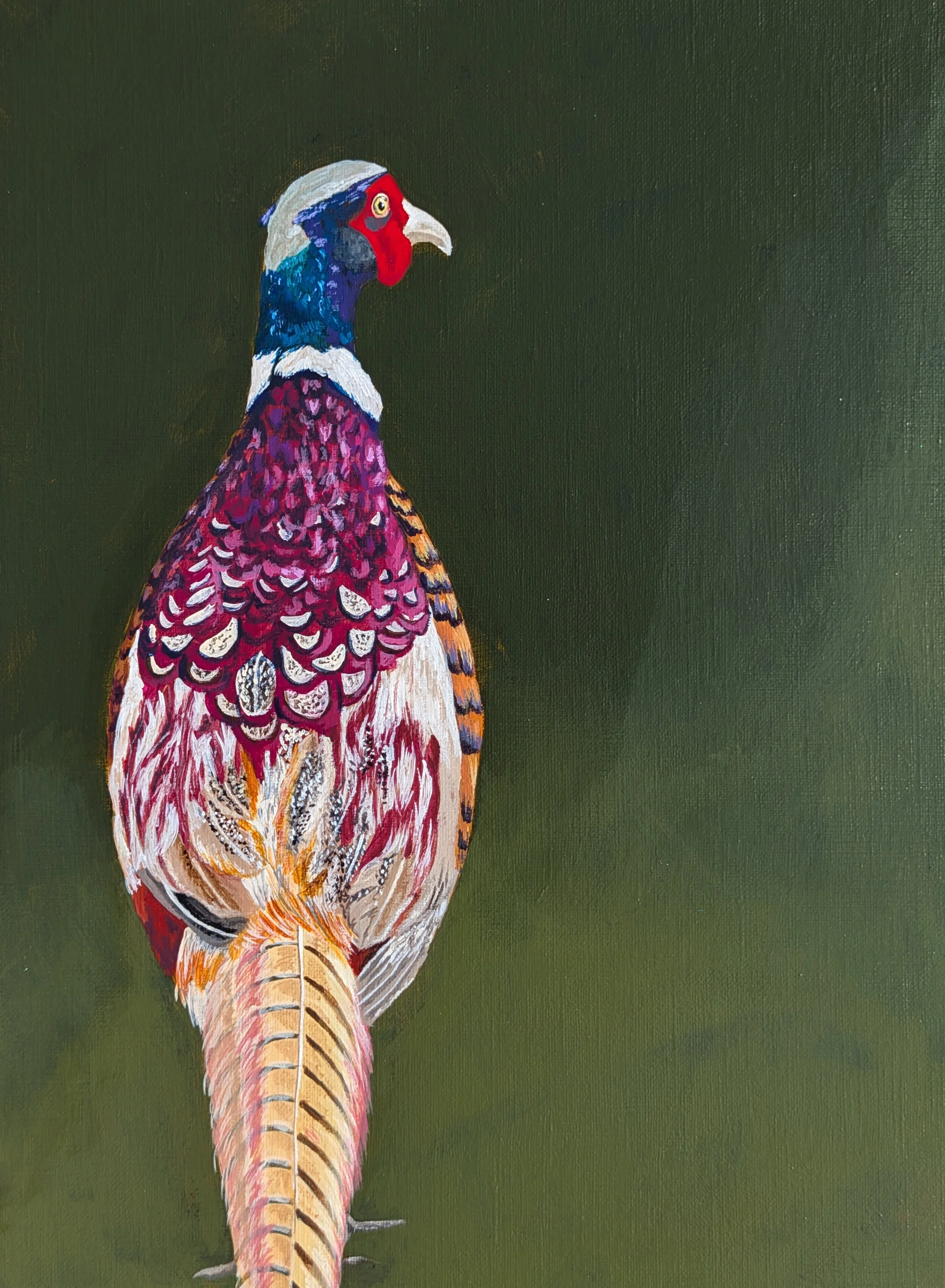 pheasant painting