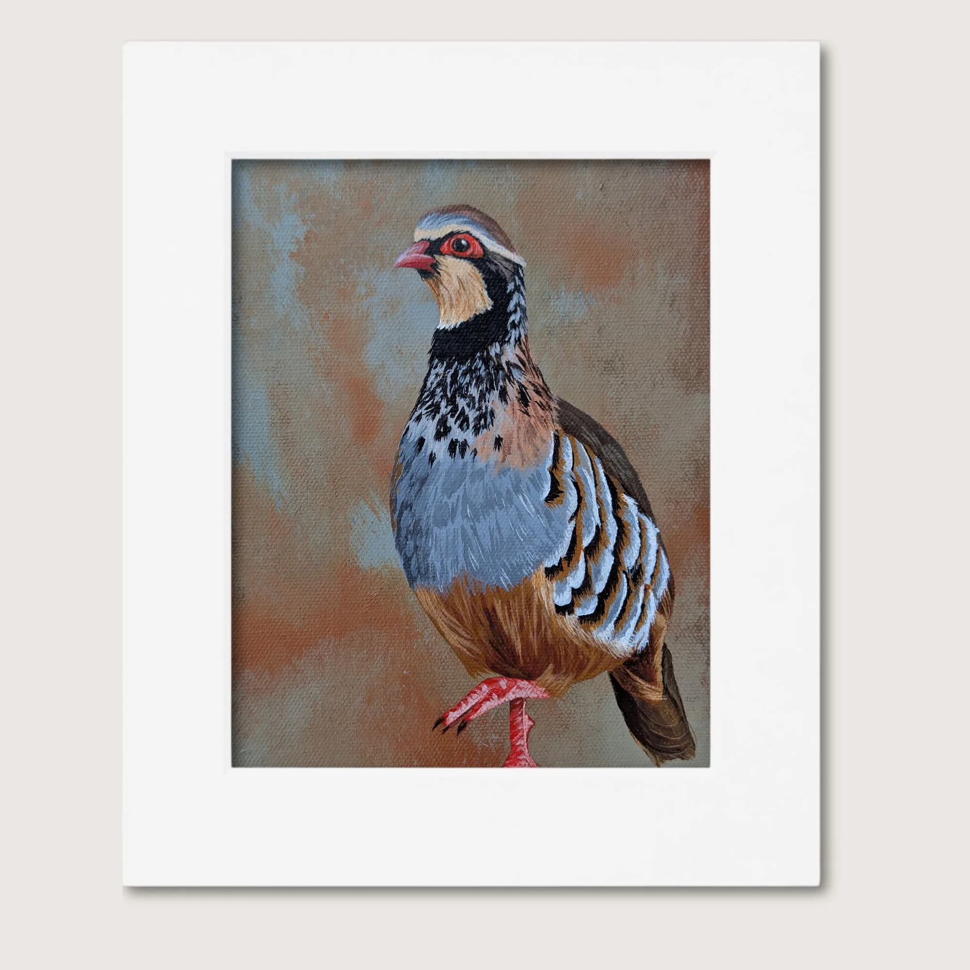 Red-Legged Partridge Painting
