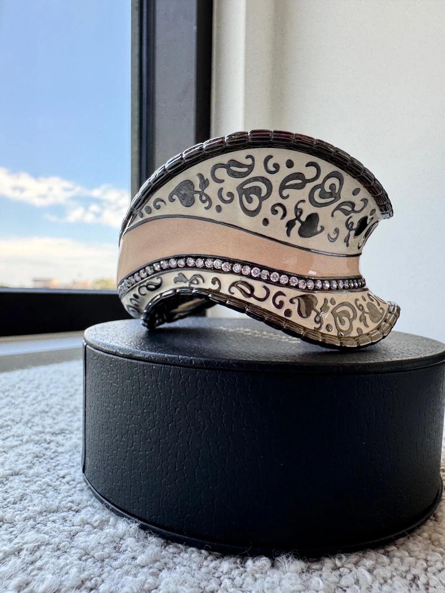 Lauren G Adams Wide Hinged Cuff Bracelet