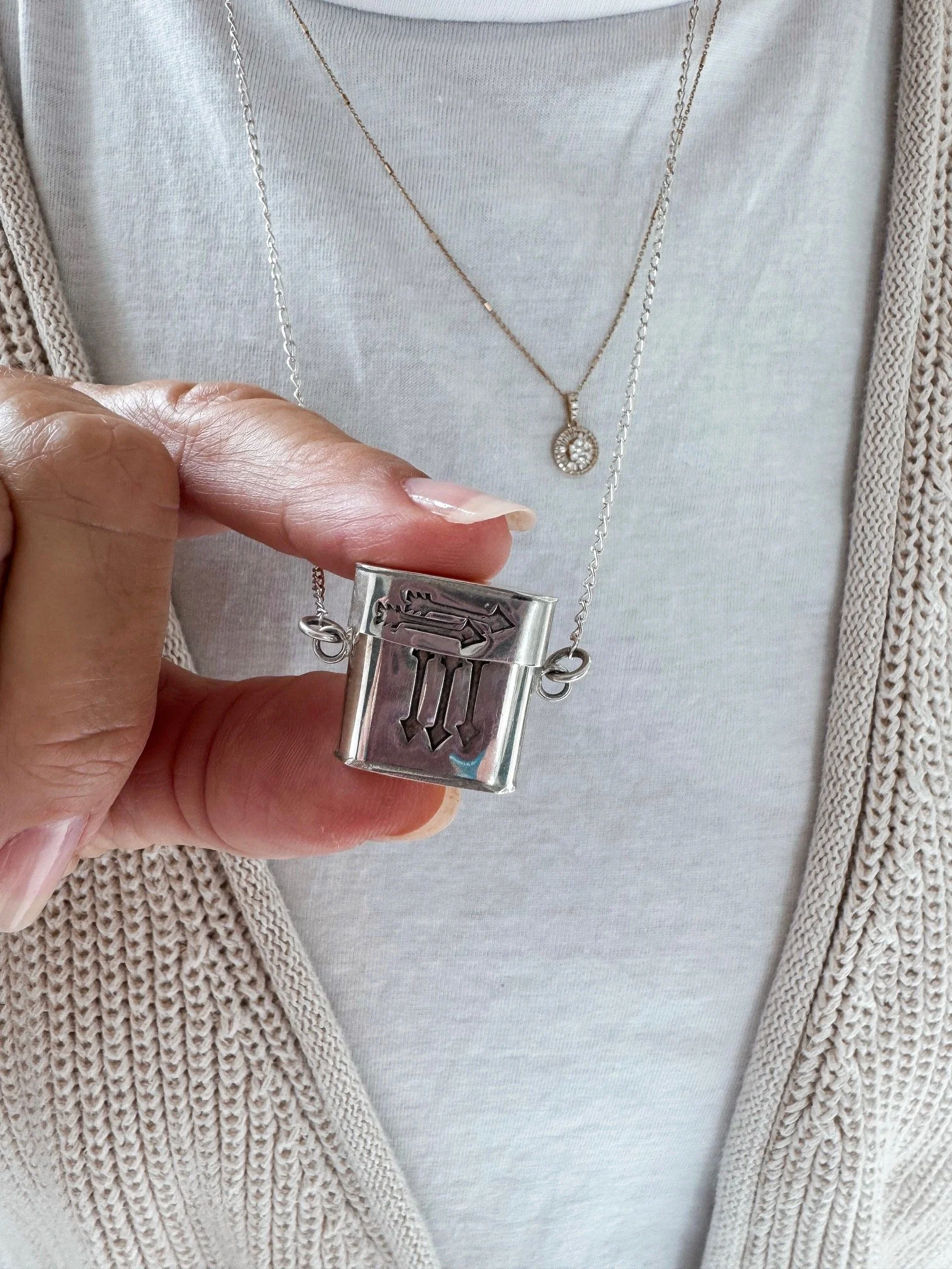 Keepsake Locket with Charms Necklace